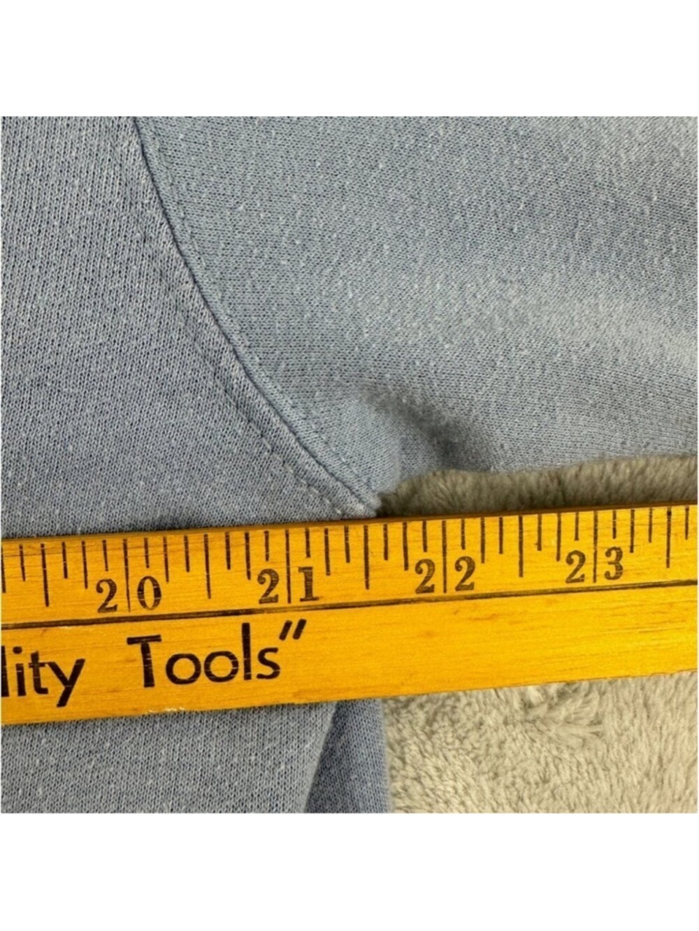 Nike Men's Medium Blue Grey Sweatshirt Crewneck Fleece Lined - Picture 9 of 13